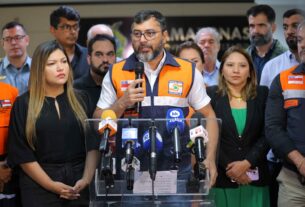 Governador Wilson Lima lança campanha para arrecadação de alimentos e água para vítimas das enchentes no Rio Grande do Sul