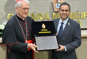 Câmara Municipal homenageia cardeal Dom Leonardo Steiner com o título de ‘Cidadão de Manaus’