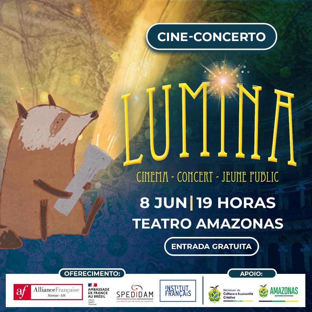 Com entrada gratuita, Aliança Francesa Manaus leva ao Teatro Amazonas o Cine-concerto 'Lumina'