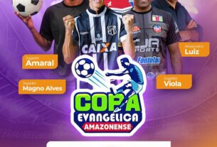 Universidade ULBRA apresenta a 11º edição da copa evangélica neste sábado (01/06), com grandes nomes do futebol nacional.