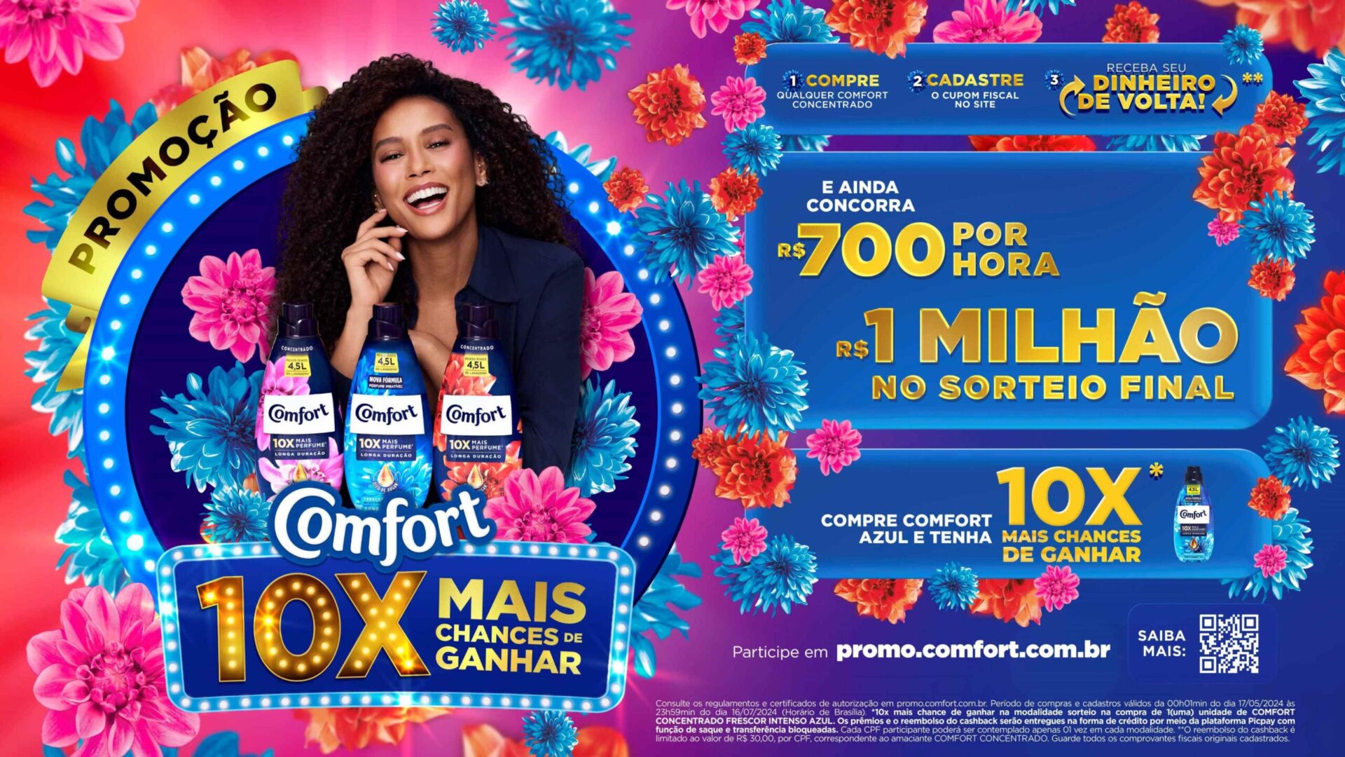 Comfort: 10x mais chances de ganhar